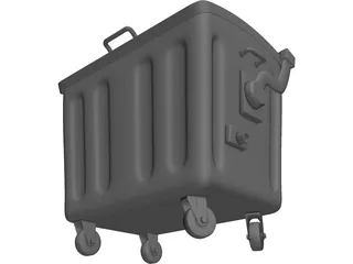 Trash Container 3D Model