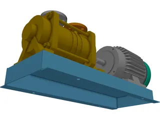 Pompetrevaini TBH 200 Pump 3D Model