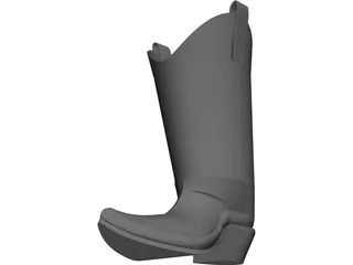 Cowboy Boot 3D Model