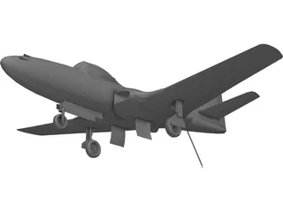 FH-1 Phantom 3D Model