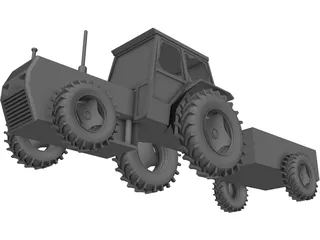 Tractor 3D Model