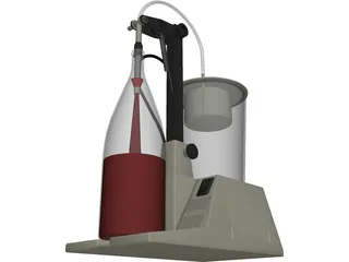 Wine Bottler 3D Model