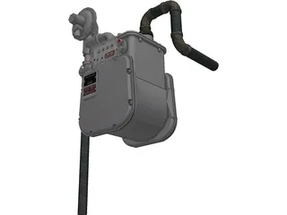 Gas Meter 3D Model