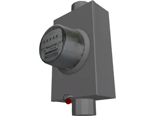 Electric Meter 3D Model