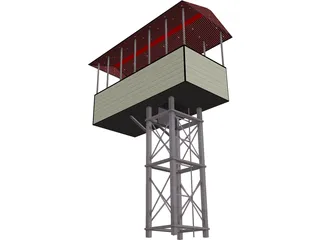 Flag Stand 3D Model