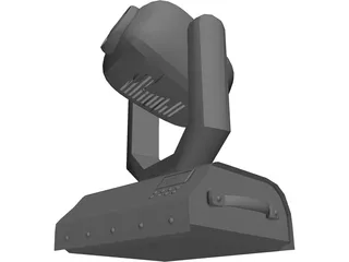 Moving Head Club Light 3D Model