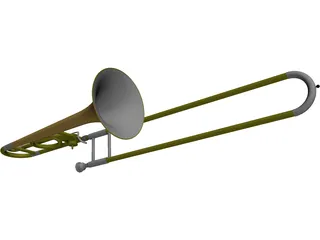 Trombone 3D Model