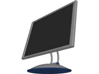 TFT LCD Monitor 3D Model