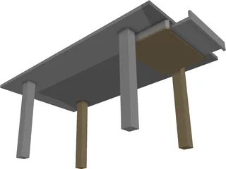 Coffee Table 3D Model