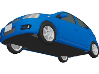 Toyota Vitz (2002) 3D Model
