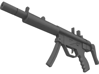 H&K MP5 3D Model