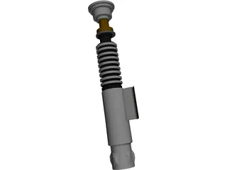 Luke Skywalker Lightsaber 3D Model