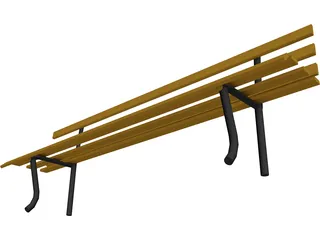 Bench 3D Model