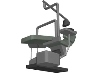 Odontological Chair 3D Model