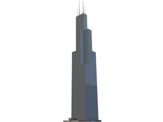 Sears Tower 3D Model