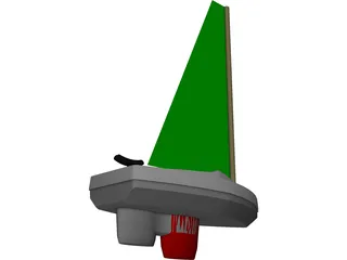 Vacuum Formed Model Boat 3D Model