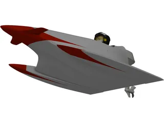 Mini Hydroplane 3D Model