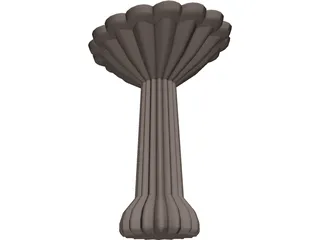 Pedestal Sink 3D Model