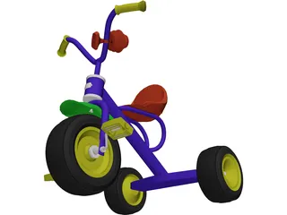 Childs Bike 3D Model