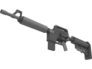 M4A1 3D Model