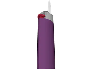 Bic Lighter 3D Model