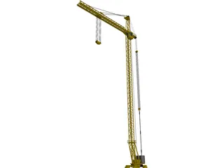 Tower Crane 3D Model
