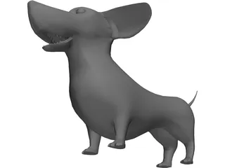 Dachshund 3D Model