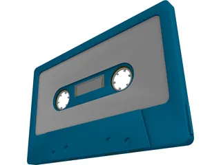 Audio Cassette 3D Model