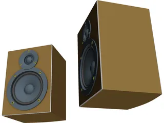 Speakers 3D Model