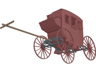 Stagecoach 3D Model