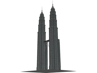 Petronas Towers 3D Model