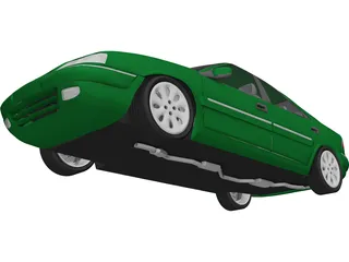 Citroen Xantia (2001) 3D Model