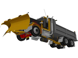 Kenworth Snow Plow 3D Model