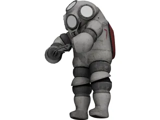 Diving Suit 3D Model