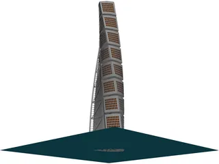 Turning Torso Tower Malmo 3D Model