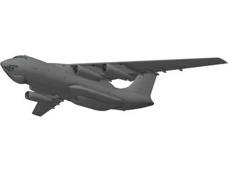 Ilyushin IL-76 Candid 3D Model