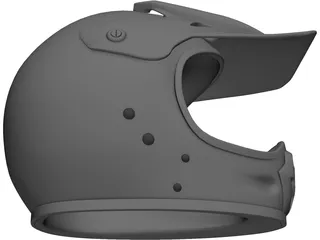 Helmet Motorbike 3D Model