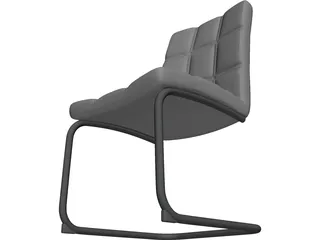 Soft Business Chair 3D Model