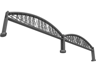 Royal Albert Bridge 3D Model