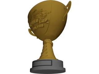 BJJ World Cup Trophy 3D Model