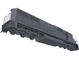 SD60 Train 3D Model