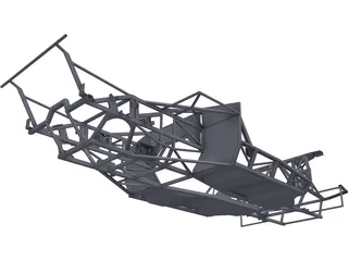 Lamborghini Diablo/Murcielago Kit-Car Chassis 3D Model