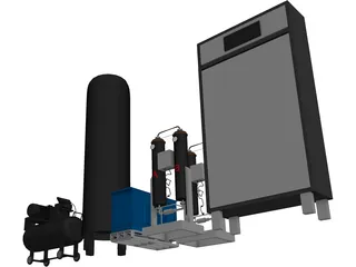 Ozone Generator 3D Model