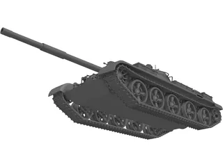 T-62A 3D Model