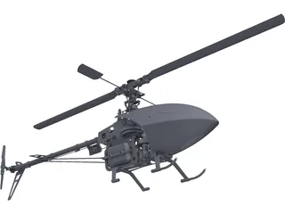 RC Helicopter 3D Model