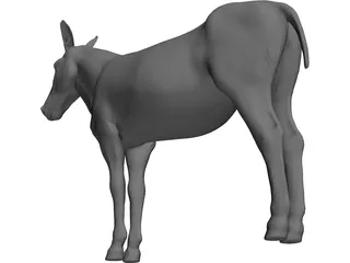 Donkey 3D Model