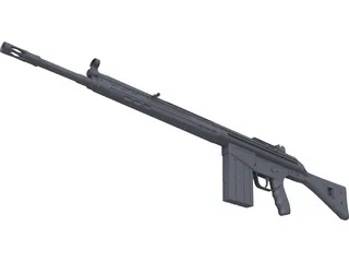 G3 H&K Rifle 3D Model