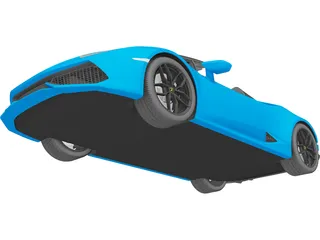 Lamborghini Huracan LP610-4 Spyder (2017) 3D Model