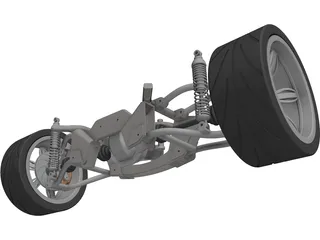 Rear Suspension 3D Model