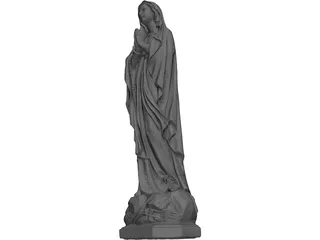 Virgin Mary 3D Model